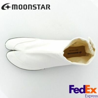 Moonstar FINE VULCANIZED TABI ninja Sneakers JIKATABI White black Kurume Japan