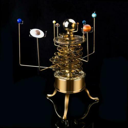 Orrery Solar System Model Steampunk Vintage Planets Art Toy For Education