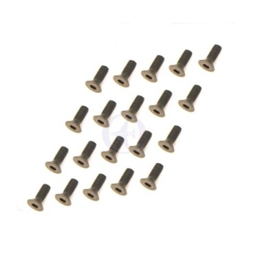 20 Screws Flat Head 3x8 Mm THUNDER TIGER PD1037 CT Machine Screw