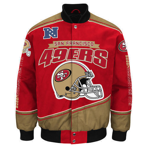 San Francisco 49ers 80s Letterman Jacket - Victoria Jacket