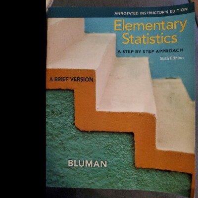 Elementary Statistics: A Brief Version by Bluman 2012, Annotated Instructor's Ed