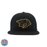 ZHATS Standard NHL Officially Licensed Adjustable Snapback Hat Flat Bill Z11 Black Element, One Size