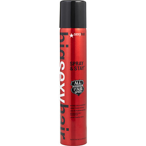 Лак для волос SexyHair Big Spray & Stay интенсивной фиксации, 9 унций | Экстремальная фиксация и блеск