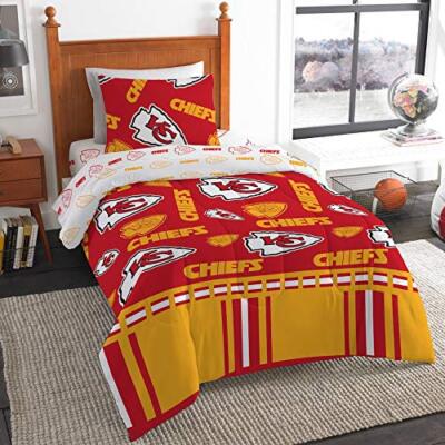 Раскладная двуспальная кровать Northwest NFL Kansas City Chiefs в комплекте с сумкой, 64 x 86
