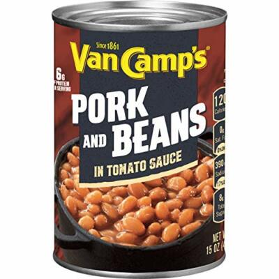 VAN CAMP'S Pork and Beans, 15 oz.