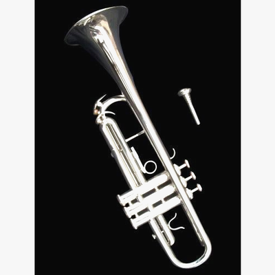 TRUMPET BB SILVER POLISH MADE OF PURE BRASS FREE CASE MOUTHPIECE FREE SHIP