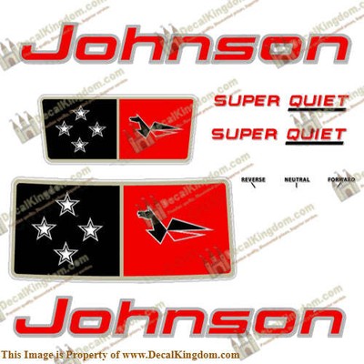Johnson 1962 Outboard Decal Kit (Multiple Sizes Available) 3M Marine Grade
