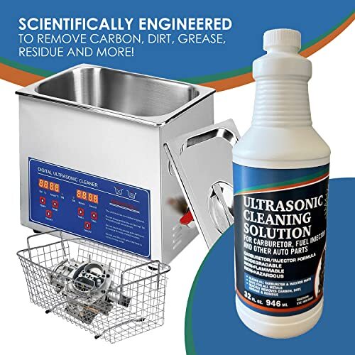 NORTHWEST ENTERPRISES Ultrasonic Cleaner Solution for Carburetors, Parts