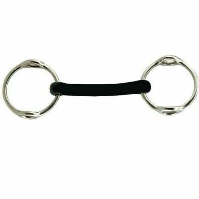 Coronet NEW Hard Rubber Mullen Mouth Pelham Horse Bit 5 1//2/" Mouth