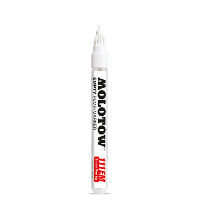 Molotow Markers 2mm Empty Marker w/Clear Measuring Guide Panel #MLW-111000
