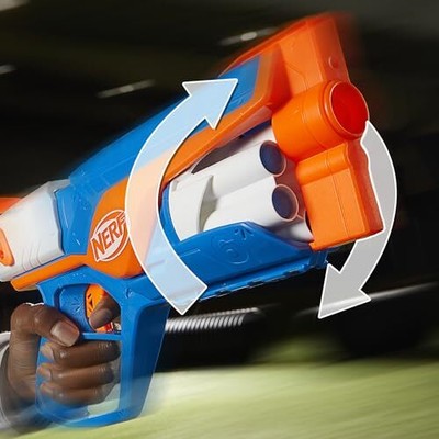 Nerf N Series Agility Blaster, 12 N1 Darts Compatible Only N Series Blasters