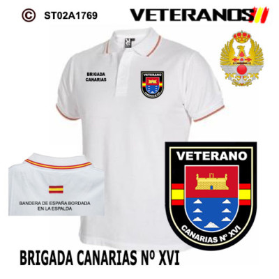 POLOS BRIGADAS OPERATIVAS: VETERANOS - BRIGADA CANARIAS Nº XVI