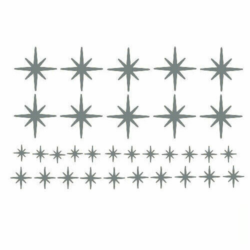 32 Stars Vinyl Decal Stickers for Home Window wall DIY