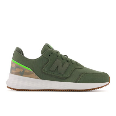 Женские кроссовки New Balance Fresh Foam X70 зелено-белые, размер 5 B