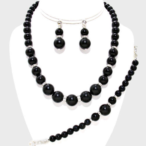 Collares de Moda Negro