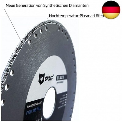 Trennscheibe GRAFF Black 125mm 115mm für Winkelschleifer Flex, 125 (125 mm)