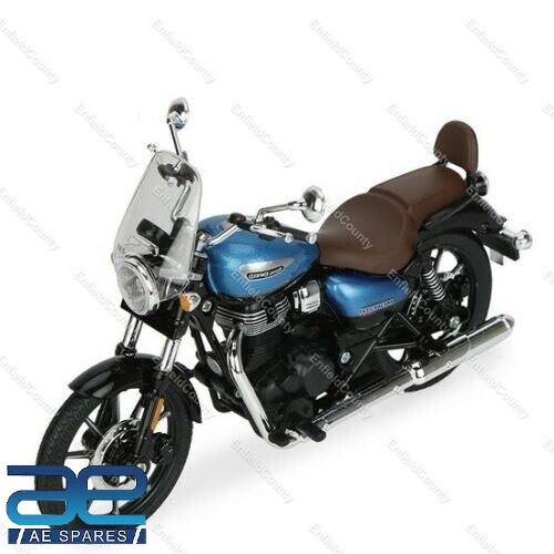 For Royal Enfield Meteor 350 Supernova Blue 3D Scale Model 