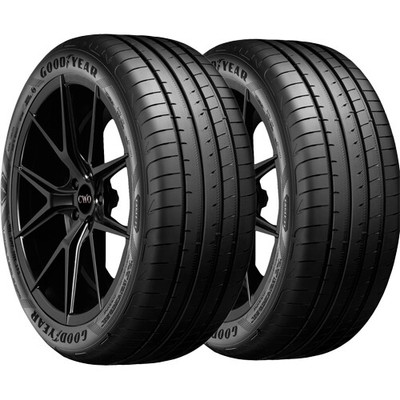 (QTY 2) 255/40R20 Goodyear Eagle F1 Asymmetric 5 SCT 101W XL Black Wall Tires
