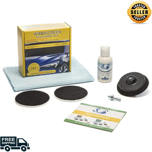 GLASS POLISH 21005 DIY Windshield Polishing Kit Automotive Glass Polishing