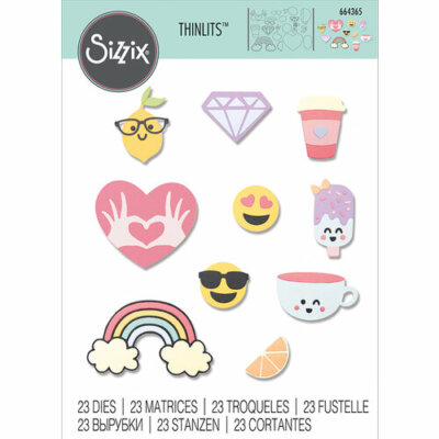 Sizzix Metal Cutting Dies Thinlits SPRING ICONS  #664365