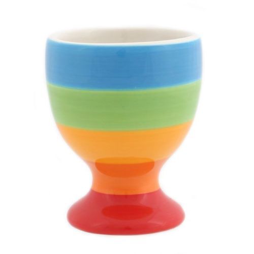 4er Set Eierbecher Aus Porzellan - Sesamgold Keramik Für Frühstück & Camping