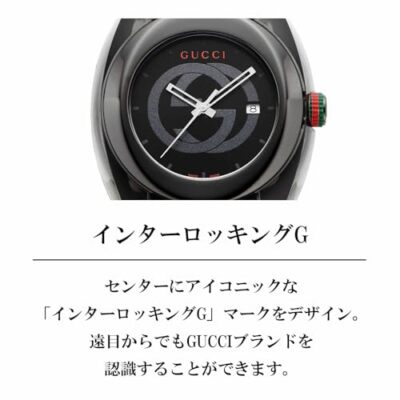Pre-owned Gucci [] Watch Sync Outlet Black Plain Box Included Ya137107a Black