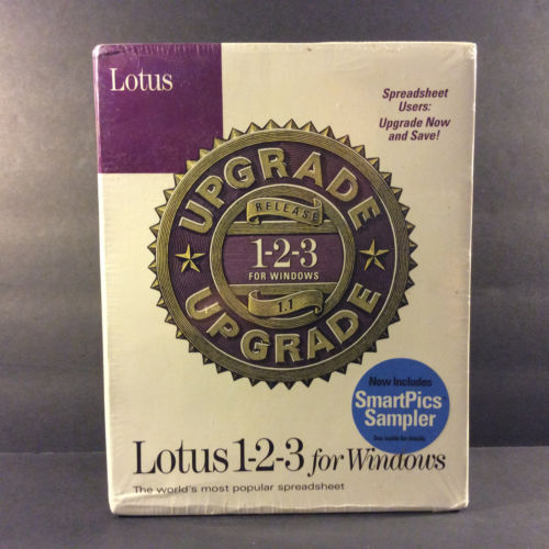 Software de computadora Lotus para Windows-Versión en Inglés