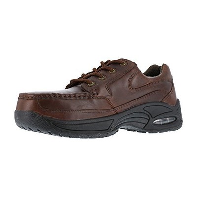Pre-owned Florsheim Work Men's Polaris Composite Toe Esd Supreme Canoe Toe Eurocasual In Copper