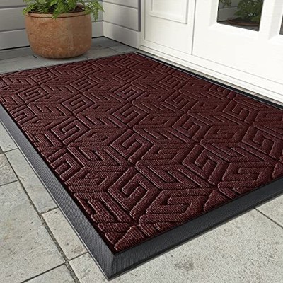 36''x24'' Heavy Duty Door Entrance Mat Entryway Floor Mat Non Slip Rubber Backing