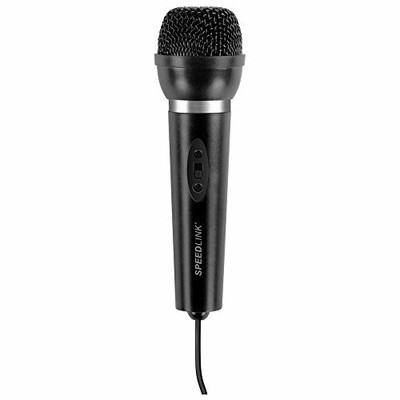 Speedlink Capo Desktop and Handheld Microphone ,perfect for voice and vocal reco