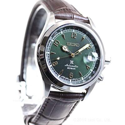 Pre-owned Seiko Prospex Alpinist Limited Model Sbdc091 Green Brown Wrist Watch Sports