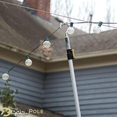 DocaPole Big Reach Pole Attachment for Extension Pole Boat Hook Telescopic Tool