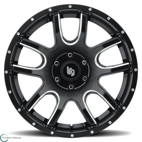 LRG Rims 108 Two Time 9x20 Black - Milled Rim for sale online | eBay