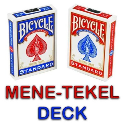 Mene-Tekel Card Trick Svengali Style Kicker Deck x5 Routines With The Deck *FAST