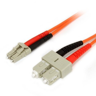 StarTech.com 5m Fiber Optic Cable - Multimode Duplex 62.5/125 - LSZH - LC/SC -