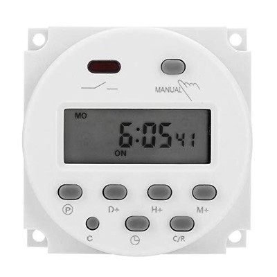  Digital Time Switch Relay CN101A DC 12V Mini LCD Digital Microcomputer 