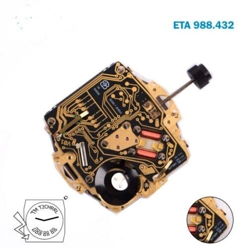 ETA 988.432 Swiss Movement, Analogue/Digital Movement, Alarm
