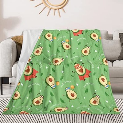 Soft Blanket Throw Gifts For Avocado Lovers Lightw...