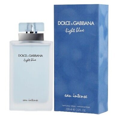Light Blue eau Intense by Dolce & Gabbana D&G EDP Perfume for Women 3.3 / 3.4 oz