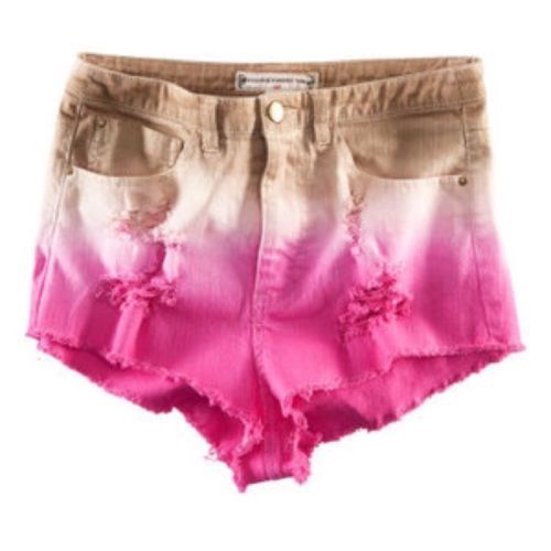ASK availability First) BEAMS FUTURE ARCHIVE / CRUSH DENIM SHORTS