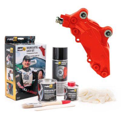 Raid hp Bremssattellack SET rot (6-teilig) 350001