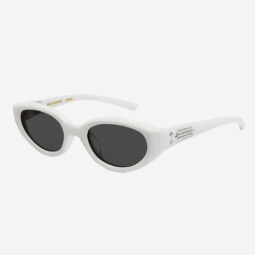 Pre-owned Gentle Monster X Jennie Jentle Salon Fish Tail W2 White / Sunglasses In Brown