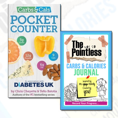 Carbs & Cals Pocket Counter and Carbs & Calories Journal 2 Books