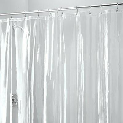 Shower Curtain Bathroom Decor Clear Liner 72 X 96 Inch Water Proof