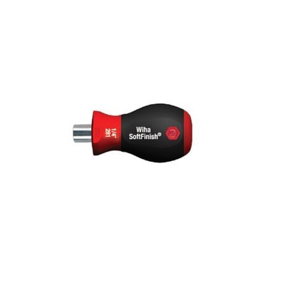 Wiha 28103 Magnetic 1/4 Bit Holder, Stubby, 57mm