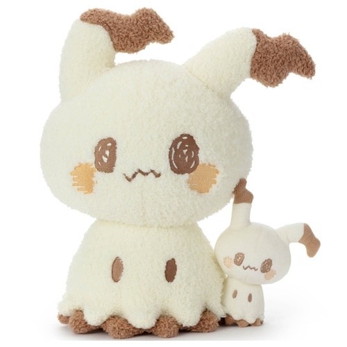 Pokemon Mimikyu With Mini Mascot Plush Pokepeace Peaceful Place TAKARA TOMY