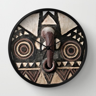 RECTANGULAR THROW PILLOW 12x17 ~ Exclusive African Bobo Bwa Hawk Mask Design