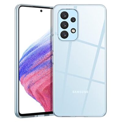 Wonantorna Cover Compatibile con Samsung Galaxy A53 5G Custodia, Morbido Silicon