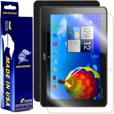 ArmorSuit MilitaryShield Acer Iconia Tab A510 Screen Protector + Black Carbon