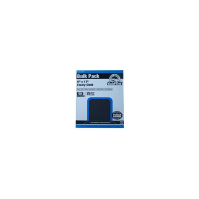Gator 9'' x 11'' Emery Cloth Sanding Sheets, 80 Grit, 25 Pack